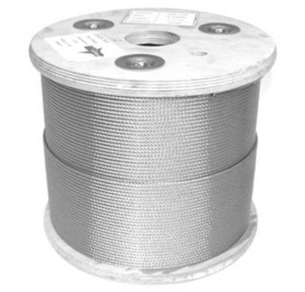 4mm WIRE ROPE S/S-316 (7x19) - Wiggins