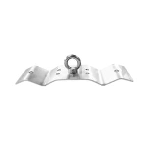 CORRUGATED ROOF BRACKET WITH EYEBOLT S/S 316