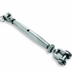 8MM BOTTLESCREW JAW/JAW S/S 316