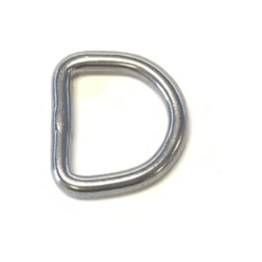 D RING WELDED S/S 316
