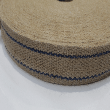 JUTE WEBBING BLUE STRIPE