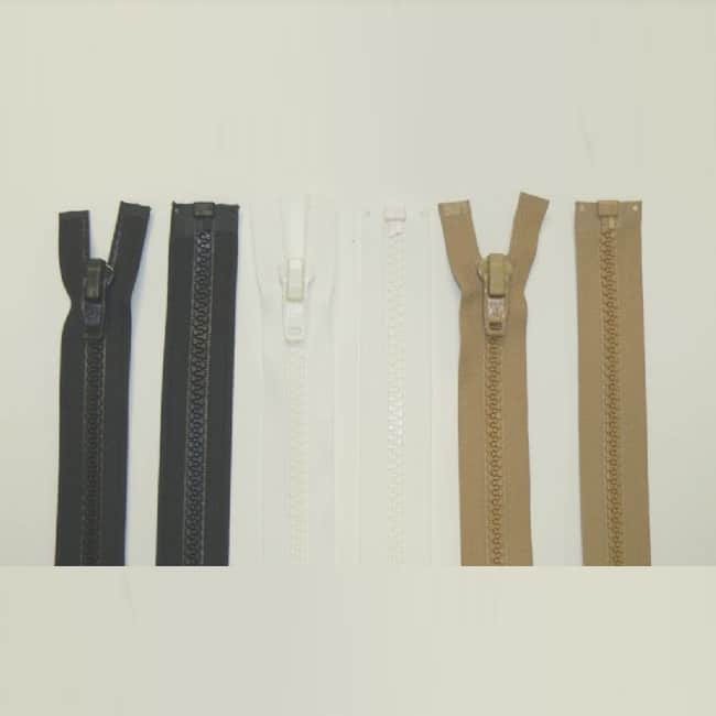 YKK VISLON 10 OPEN END ZIPS